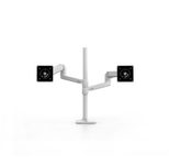 Ergotron LX Dual Monitorarm Tischhalterung für zwei Monitore bis 101,6 cm 40 Zoll weiß/grau