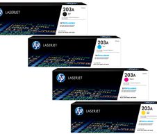 HP Original 203A Toner 4er Multipack (CF540A, CF541A, CF543A, CF542A)