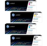 HP Original 203X Toner - 4er Multipack (CF540X, CF543X, CF541X, CF542X)