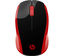 HP 200 Wireless Maus rot