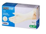 HYGOSTAR unisex Einmalhandschuhe GRIP weiß Größe XL - 100 Stück