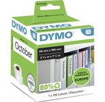 DYMO® Original Etikett für LabelWriter™, Ordner breit - weiss - permanent haftend, 1 x 110 Etiketten
