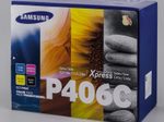 HP Original CLT-P406C Rainbow-Kit Toner schwarz cyan magenta gelb 4.500 Seiten(CLT-P406C/ELS) für CLP-365, CLX-3305