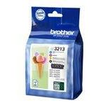 Brother Original LC-3213 Druckerpatronen 4er Multipack BK/C/M/Y (LC3213VALDR)