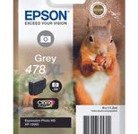 Epson Original 478XL Eichhörnchen Druckerpatrone grau 10,2ml (C13T04F64010)