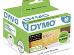 DYMO® Original Etikett für LabelWriter™, Adressen - transparent - Kunststoff, permanent haftend, 1 x 260 Etiketten