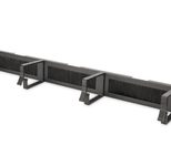 Digitus Kabelrangierpanel mit Bürstenleisten 1HE 4x Aluminium Kabelführungsbügel RAL 9005 schwarz (DN-97663)