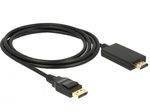 DeLOCK Kabel DisplayPort 1.2 zu High Speed HDMI-A 2m