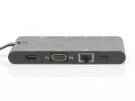 DIGITUS Universal Travel Docking Station 9 Port USB-C