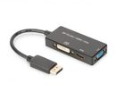 Digitus DisplayPort-Konverterkabel - DisplayPort / HDMI / DVI-D / DB15 0,2m