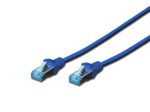 DIGITUS Patch-Kabel RJ-45 (M) zu RJ-45 (M) 2m Kupfer SF/UTP Cat 5e blau (DK-1531-020/B)