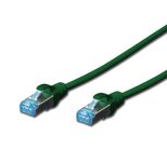 DIGITUS Patch-Kabel RJ-45 (M) zu RJ-45 (M) 2m Kupfer SF/UTP Cat 5e grün (DK-1531-020/G)