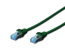 DIGITUS Patch-Kabel RJ-45 (M) zu RJ-45 (M) 3m Kupfer SF/UTP Cat 5e grün (DK-1531-030/G)