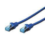 Digitus Patch-Kabel RJ-45 (M) zu RJ-45 (M) 5m Kupfer SF/UTP Cat 5e blau (DK-1531-050/B)