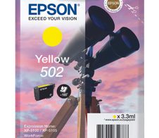 Epson Original 502 Fernglas Druckerpatrone - gelb (C13T02V44010)