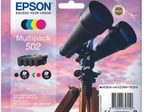 Epson Original 502 Fernglas Druckerpatronen - 4er Multipack (C13T02V64010)