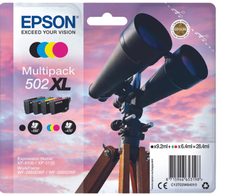 Epson Original 502XL Fernglas Druckerpatronen - 4er Multipack (C13T02W64010)