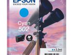 Epson Original 502 Fernglas Druckerpatrone - cyan (C13T02V24010)