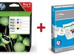 Druckerpatronen Bundle mit HP Original 953XL Multipack + 500 Blatt HP Kopierpapier