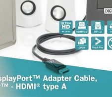 DIGITUS DisplayPort-Adapterkabel - DisplayPort / HDMI 2m