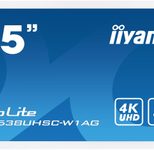 iiyama Digital Signage ProLite TF5538UHSC-W1AG Touch-LED-Display 139 cm (55") weißmatt