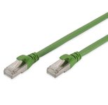 Digitus Patch-Kabel PUR RJ-45 (M) zu RJ-45 (M) 10m Kupfer S/FTP Cat 6a grün