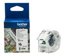 Original Brother CZ-1001 Farbetikettenrolle 9 mm breit, 5 m lang