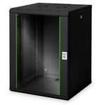 Digitus 16HE 19"-Wandgehäuse Unique Serie RAL 9005 schwarz