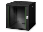 Digitus 12HE 19"-Wandgehäuse Unique Serie RAL 9005 schwarz