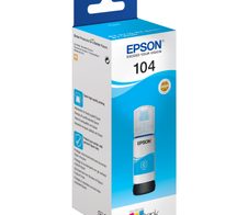 Epson Original EcoTank 104 Nachfülltinte - cyan (C13T00P240)