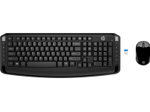 HP 300 Wireless Tastatur-und-Maus-Set schwarz