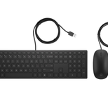 HP Pavilion 400 kabelgebundenes Desktop schwarz