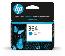 HP Original 364 Druckerpatrone cyan 300 Seiten 3ml (CB318EE)