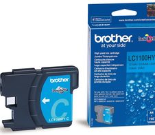 Brother Original LC-1100HYC Druckerpatrone cyan 750 Seiten (LC1100HYC)