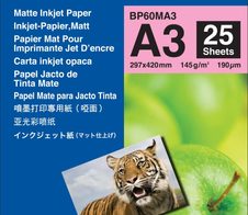 Brother BP - Papier, matt - A3 Nobi (328 x 453 mm) - 25 Blatt - für DCP J4210 Justio MFC-5890 MFC 5890, J4410, J4510,