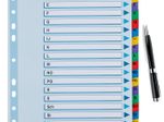 Esselte Ordnerregister Vollformat A-Z farbig - 20-teilig