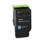 Lexmark Original Toner - cyan (78C2UC0) für CX622ade, CX625ade, CS521dn, CX625adhe, CS622de