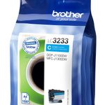 Brother Original LC-3233C Druckerpatrone cyan 1.500 Seiten (LC3233C)