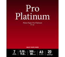 Canon PT-101 Pro Platinum Fotopapier glänzend A3 297x420mm 300 g/m² - 20 Blatt