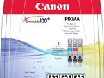 Canon Original Tintenpatronen CLI-521 Multipack cyan, magenta, gelb 446 Seiten 9ml (2934B007)