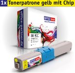 OFFICE-Partner Premium Toner alternativ zu OKI C301 / C321 Y - gelb