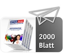 OFFICE Partner Premium Kopierpapier, weiß - DIN A4 80g/m² - 2.000 Blatt