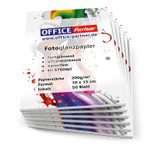 OFFICE-Partner Premium Fotopapier, weiß hochglänzend - 10 x 15cm 200g/m² - 300 Blatt