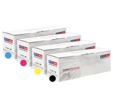 OFFICE-Partner Premium Toner recycelt alternativ zu HP 201A (CF400A) - 4er Set