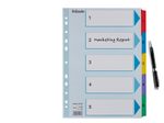 Esselte Ordnerregister Vollformat 1-5 DIN A4