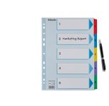 Esselte Ordnerregister Vollformat 1-5 DIN A4
