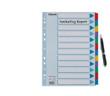 Esselte Ordnerregister Vollformat blanko DIN A4