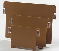 HAN Kartei-Stützplatte A5 braun