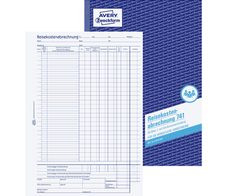 AVERY Zweckform Formularbuch Reisekostenabrechnung monatlich DIN A4 1x 50 Seiten