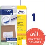 AVERY Zweckform Etiketten 6119 weiß 210,0 x 297,0 mm